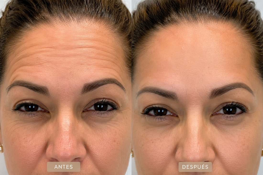 Tratamiento de toxina botulínica (Botox) en CB Clínica Estética Santiago